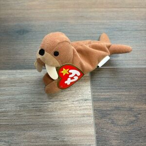 McDonald's (1999) Teenie Beanie Babies - TUSK the Walrus 5” Plush W/TAG